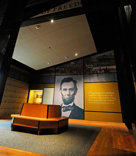 Gettysburg Address Gallery at Gettysburg National Military Park Museum & Visitor Center